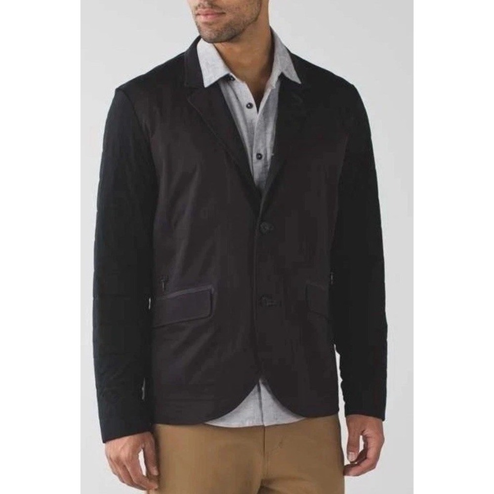 Lululemon Men's Venture Blazer Coat Jacket Classic Black Athletic Large